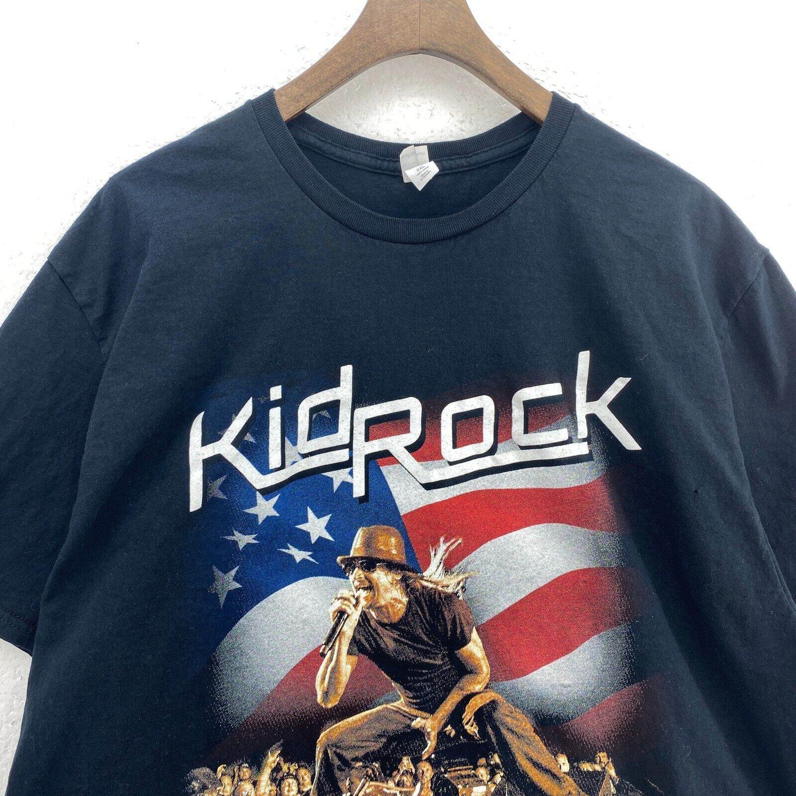 Kid Rock American Singer 2019 Tour Black T-shirt Size XXL