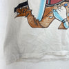 Tasmanian Devil Bowling 1995 Front and Back Print T-shirt Size L White