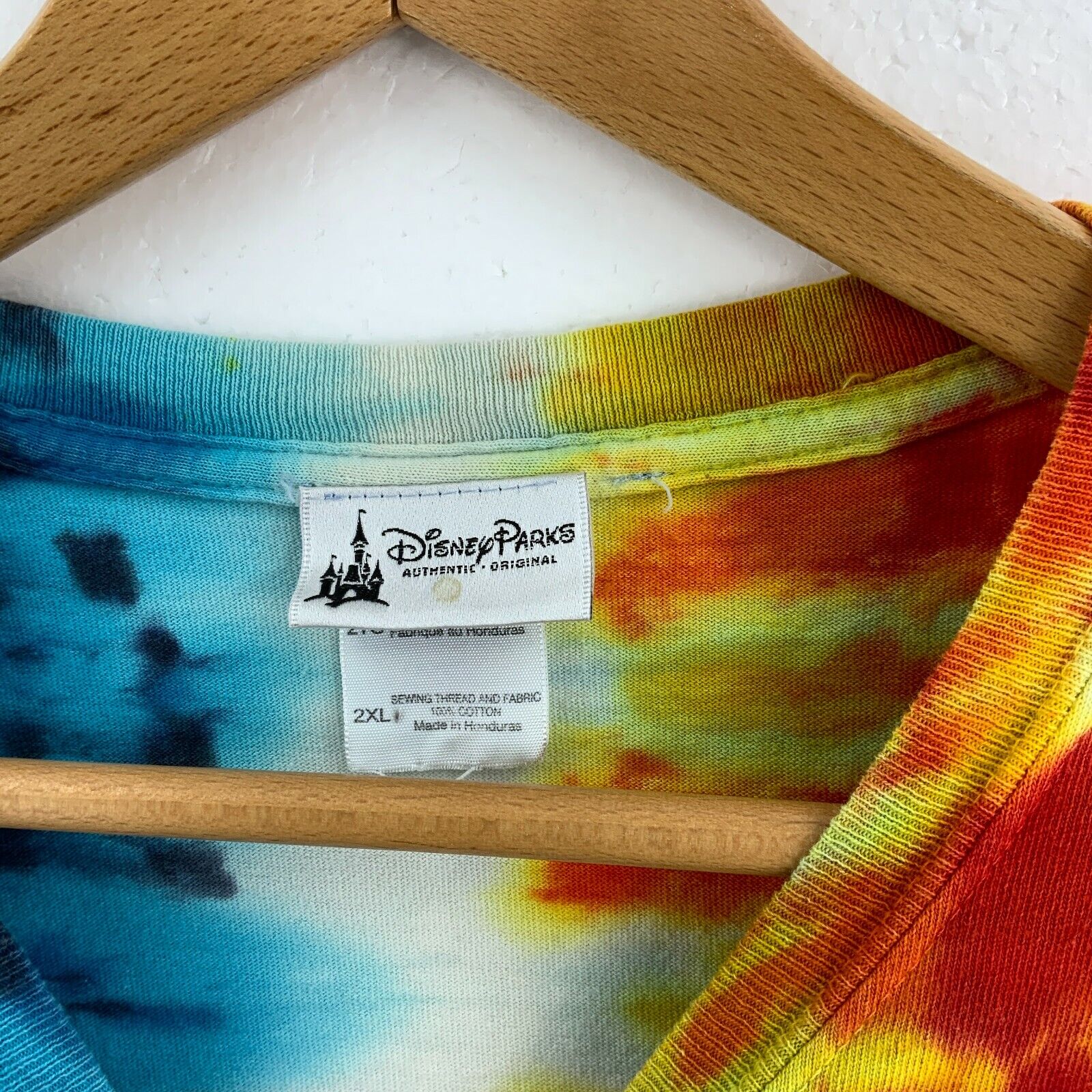 Walt Disney World 2013 Tie Dye T-shirt Size 2XL