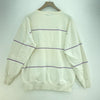 Polo Ralph Lauren Logo Women's Striped White Sweatshirt Size M