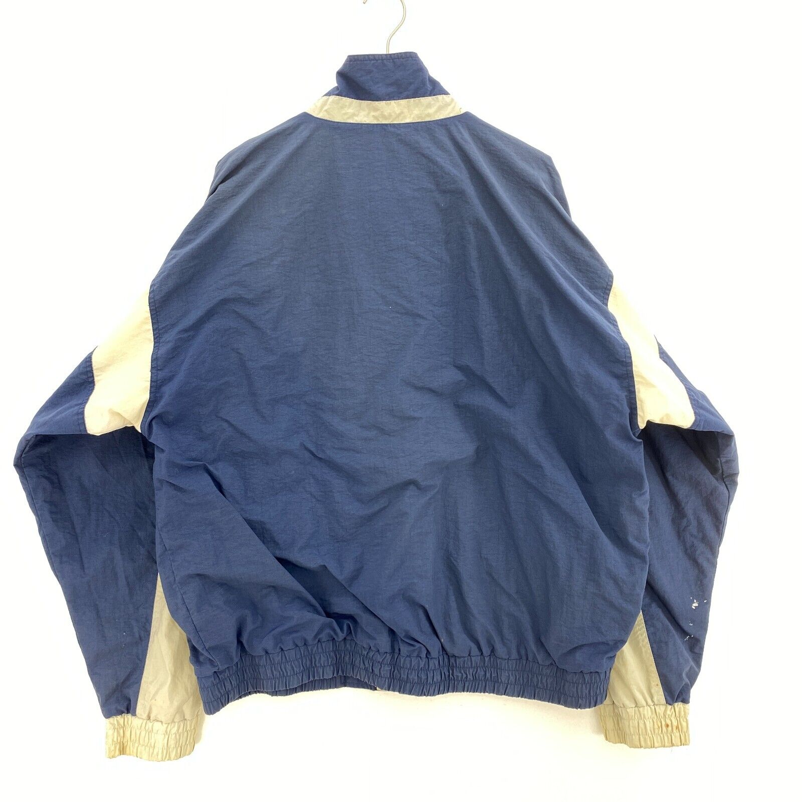 Starter New York Yankees Logo MLB Baseball Blue Windbreaker Light Jacket Size XL