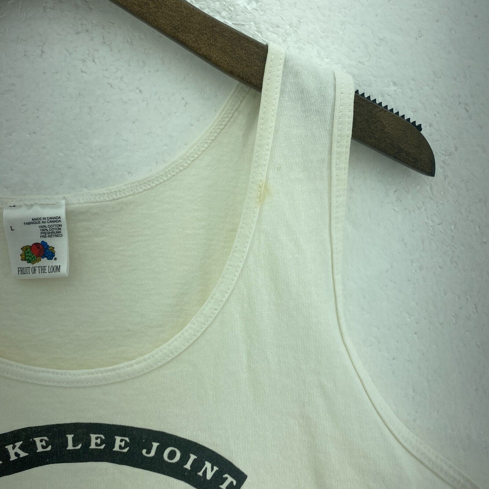 A Spike Lee Joint School Daze Tank Top White Sleeveless T-shirt Size L