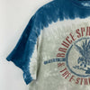 2003 Bruce Springsteen The E Street Band Tie Dye Blue T-shirt Size M
