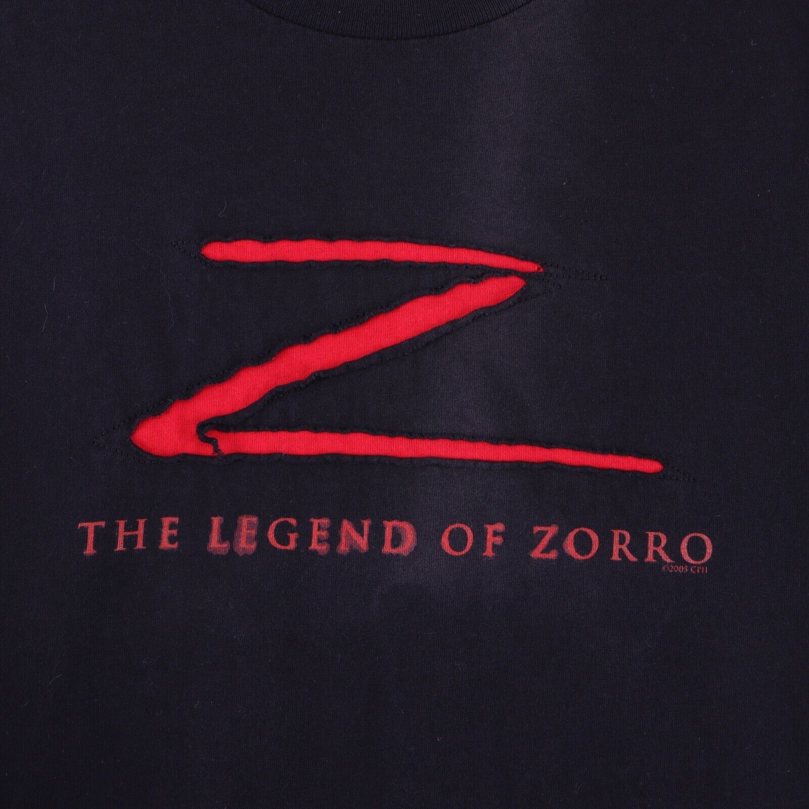 The Legend of Zorro 2005 Adventure Action Movie Black T-shirt Size XL