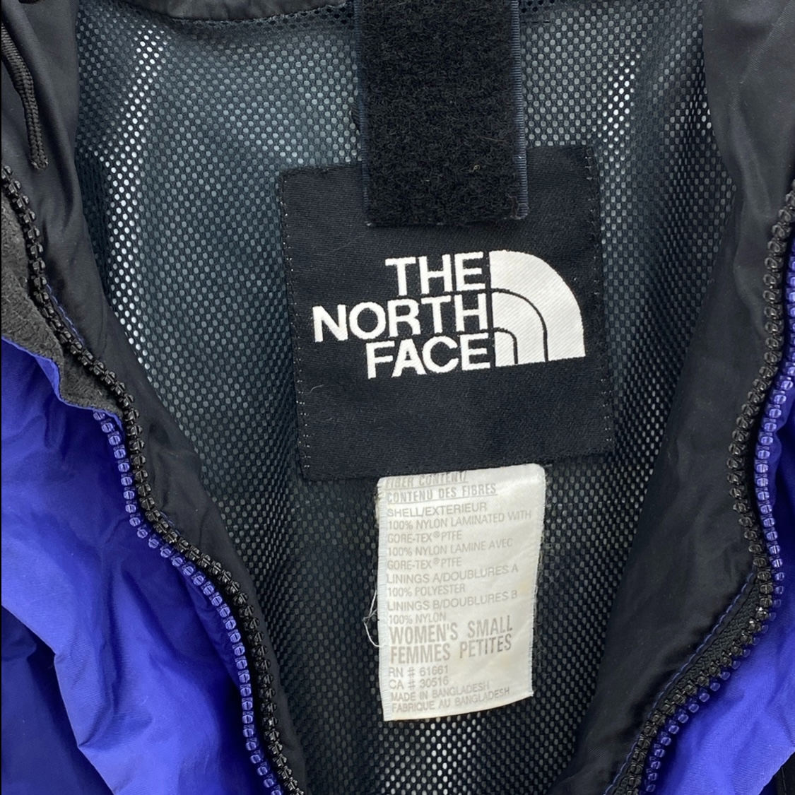 The North Face Womens Full Zip Hooded Purple Jacket Size S