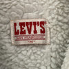 Levi's Sherpa Denim Jacket Blue Light Wash Size M Snap Up