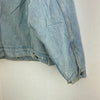 Vintage Levi Strauss Sherpa Lined Denim Jacket Size M Light Wash Blue Trucker