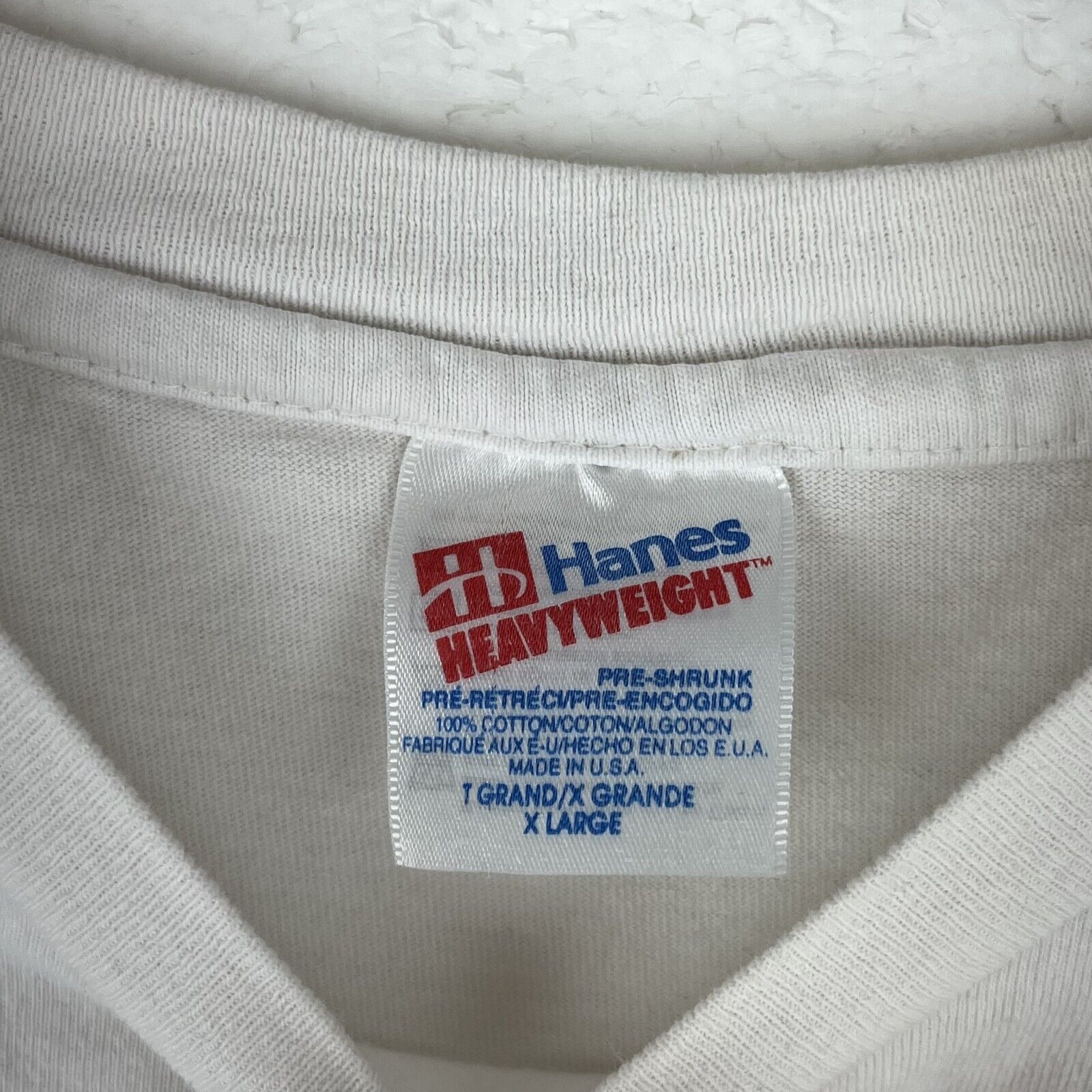 The Flintstones Roc Donald's Parody McDonald's Summer 1994 White T-shirt Size XL