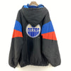 Vintage Edmonton Oilers NHL Black Quarter Zip Insulated Pullover Jacket Size XL