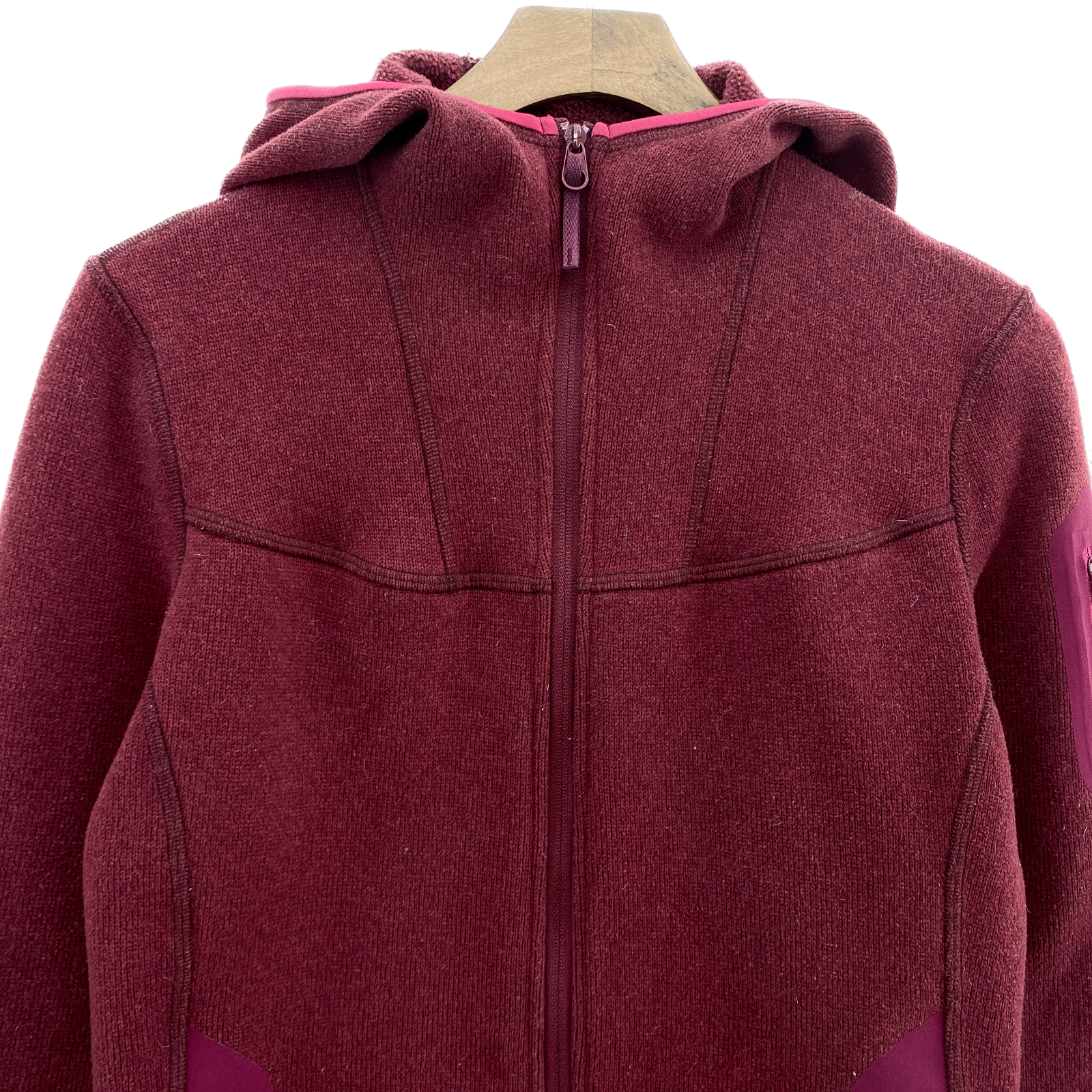 Vintage Arc'teryx Full Zip Burgundy Beta Jacket Size S Women's