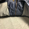 Adidas Original Blue Mid-length Nylon Jacket Full Zip Hooded Size M