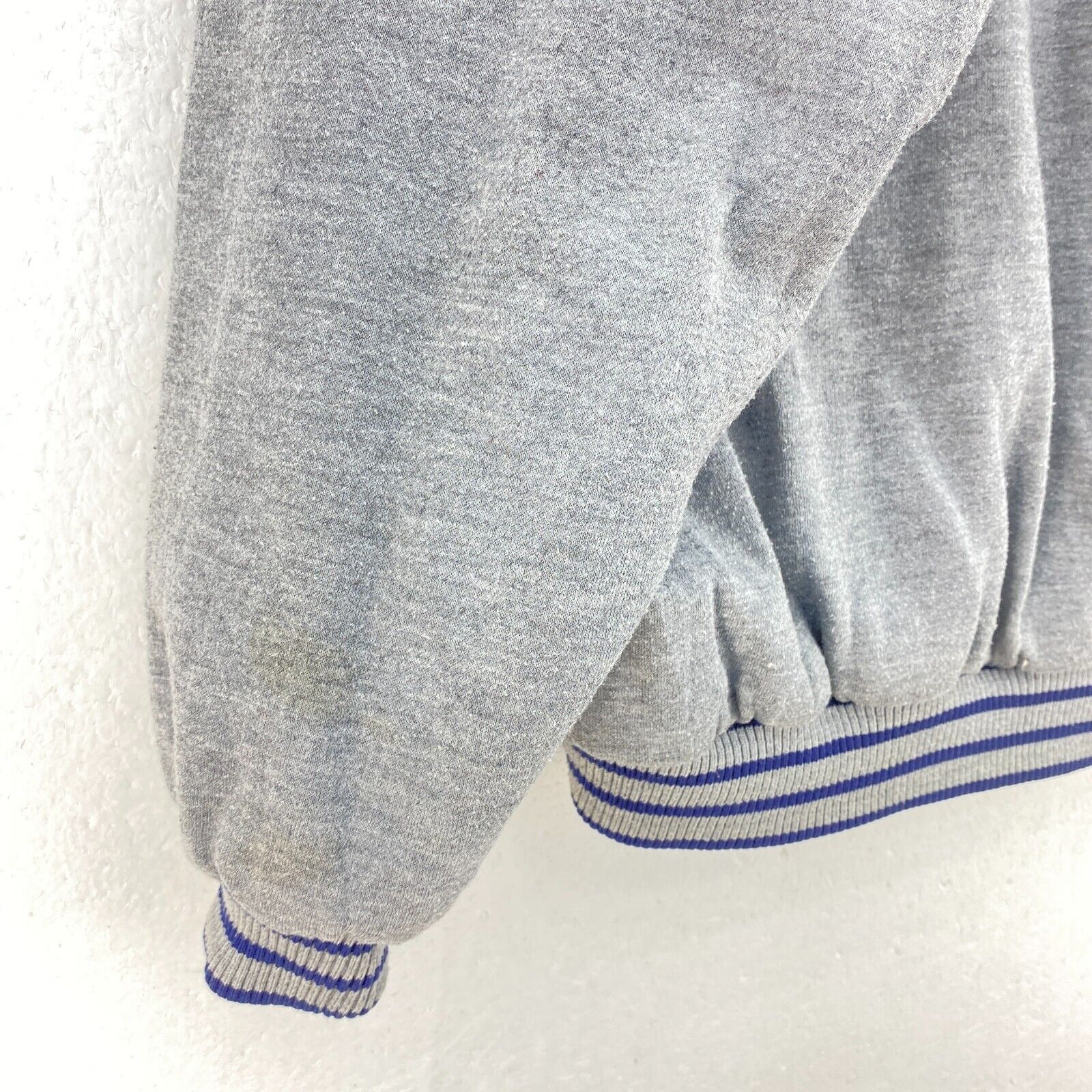 Adidas Hooded Reversible Jacket Size S Blue Full Zip Up