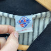 Molson Canadian Black Denim Jacket Size XL Snapped