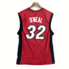 Vintage Miami Heat Shaq O` Neil Adidas NBA Red Jersey Size S