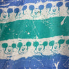 Mickey Mouse Disney All Over Print Green T-shirt Size M