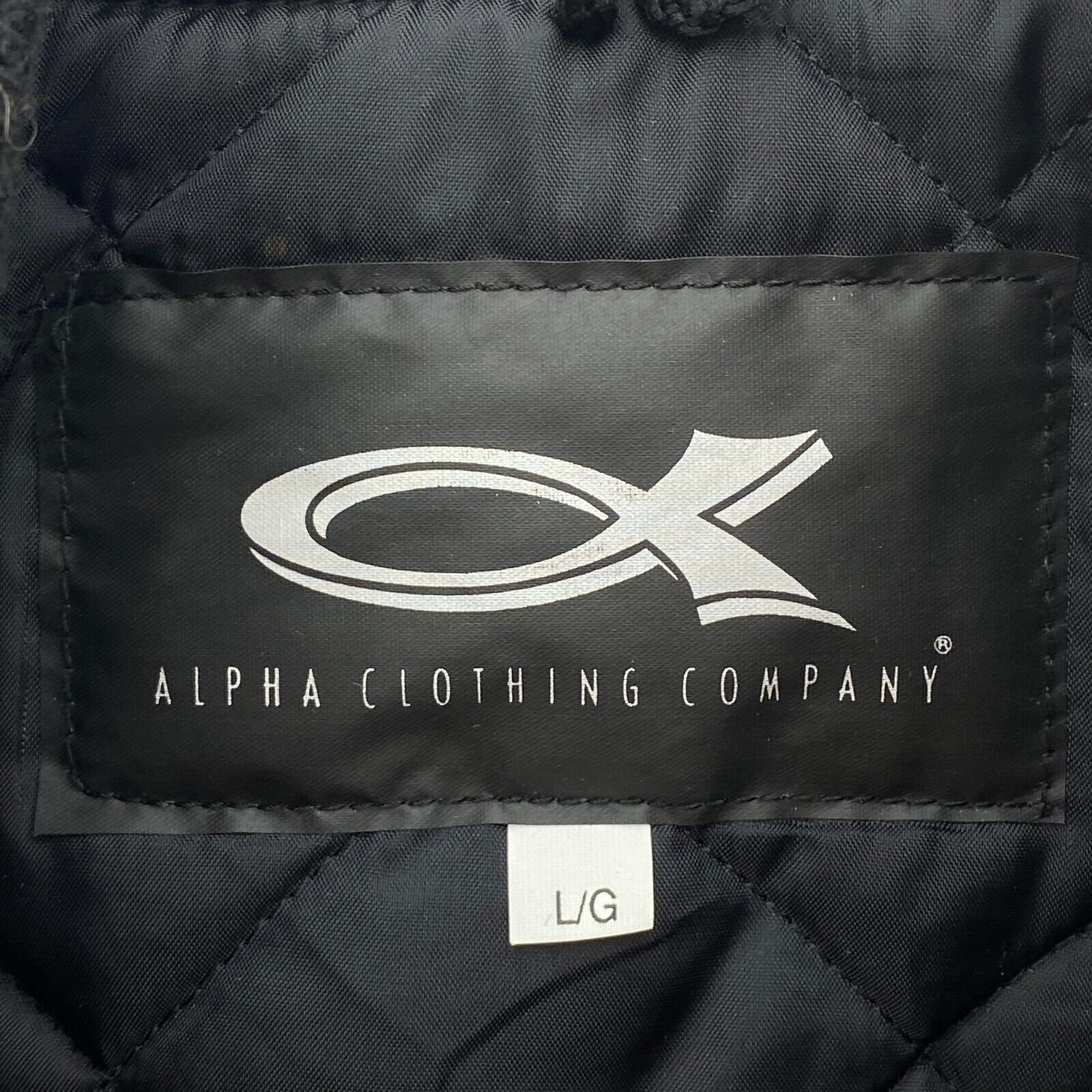 Vintage National Post Snapped Bomber Black Jacket Size L