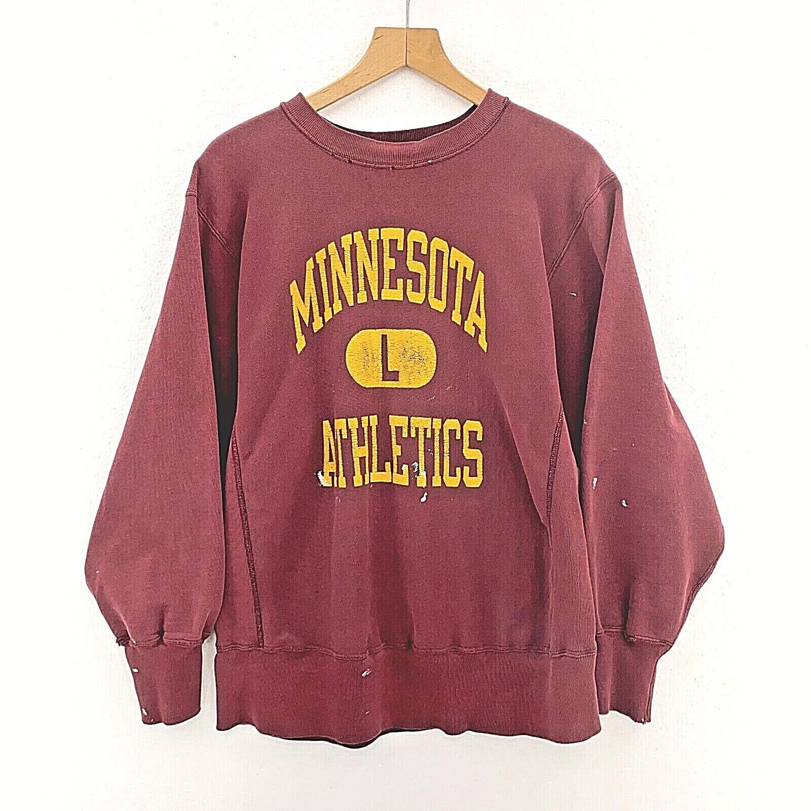 Minnesota Golden Gophers NCAA Champion Reverse Weave Sweatshirt Red Size L