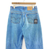 Levi's Orange Tab Light Wash Blue Denim Tapered Jeans Size 34