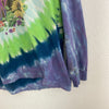 Liquid Blue Grateful Dead Tie Dye Blue Vintage Long Sleeve T-shirt Size M