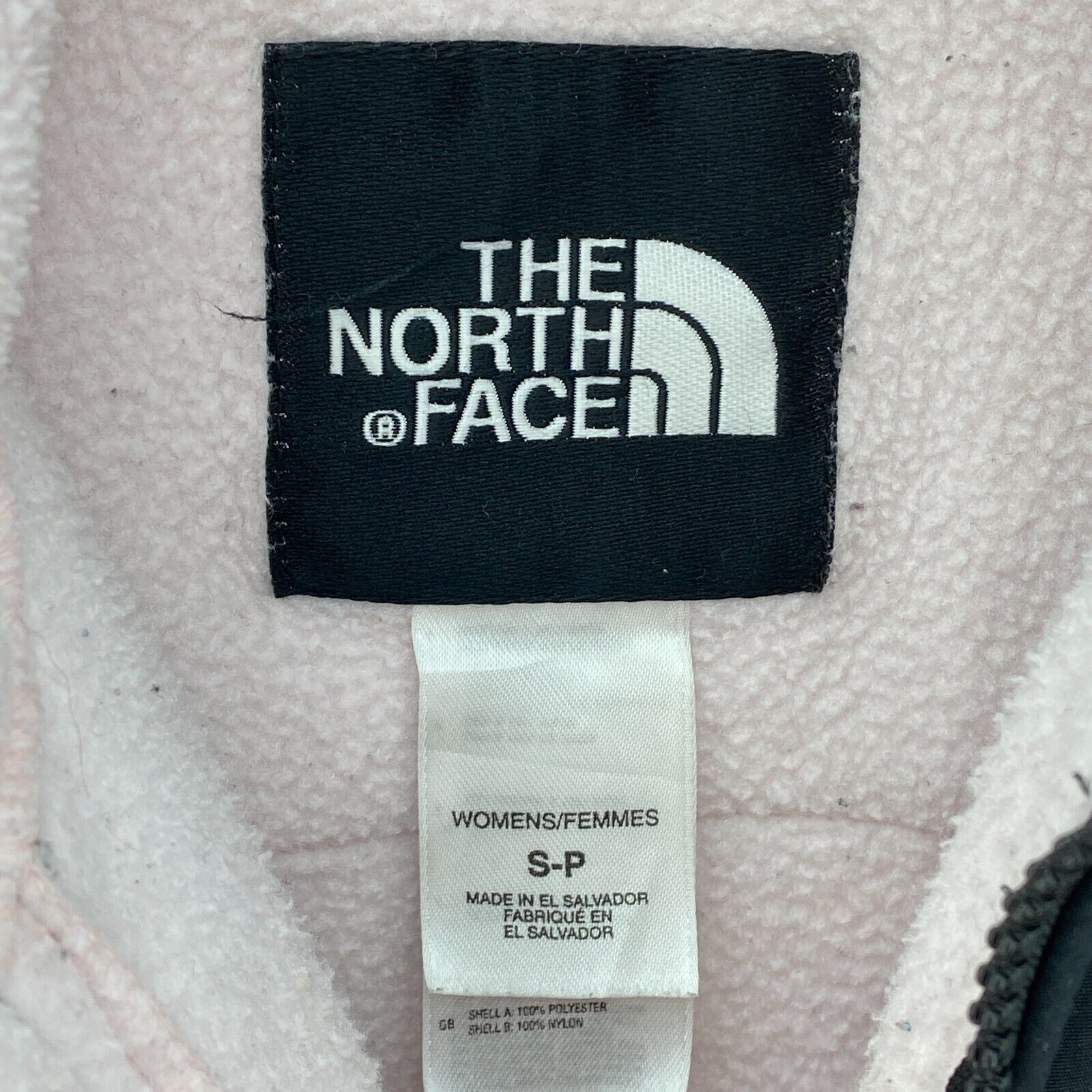 The North Face Denali Fleece Jacket Size S Two Tone Pink Women's Full Zip Up