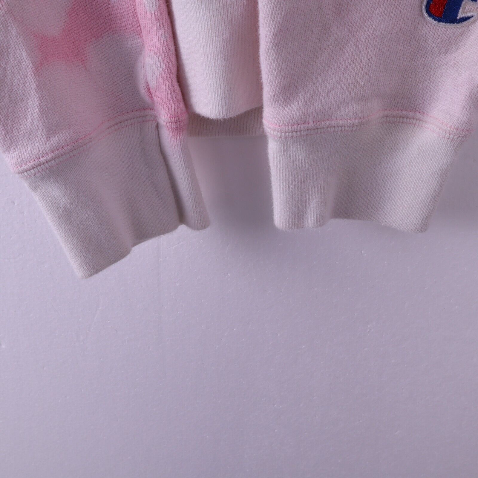 Champion Reverse Weave Vintage Tie Dye Pink Sweatshirt Size Large