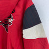 Starter Chicago Bulls Logo NBA Hooded Insulated Jacket Red Size M Kid's 1/4 Zip