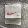 Nike Swoosh Embroidered Sweatshirt Size XL Gray Crewneck