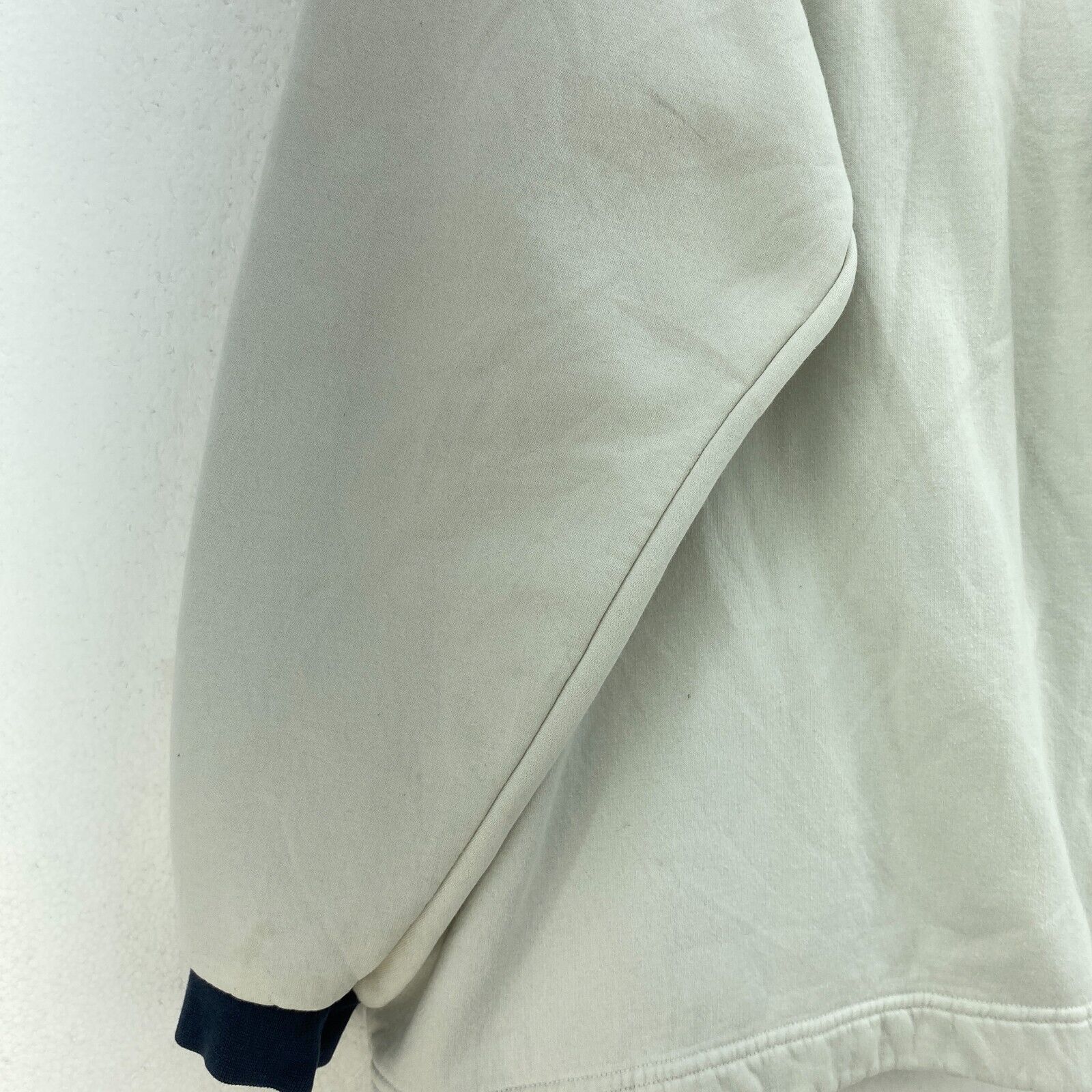 Nike Small Logo Embroidered White Jacket Size XL Full Zip Up