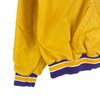 Russell Athletic Flandreau Fliers NCAA Yellow Quarter Zip Hooded Jacket Size XL