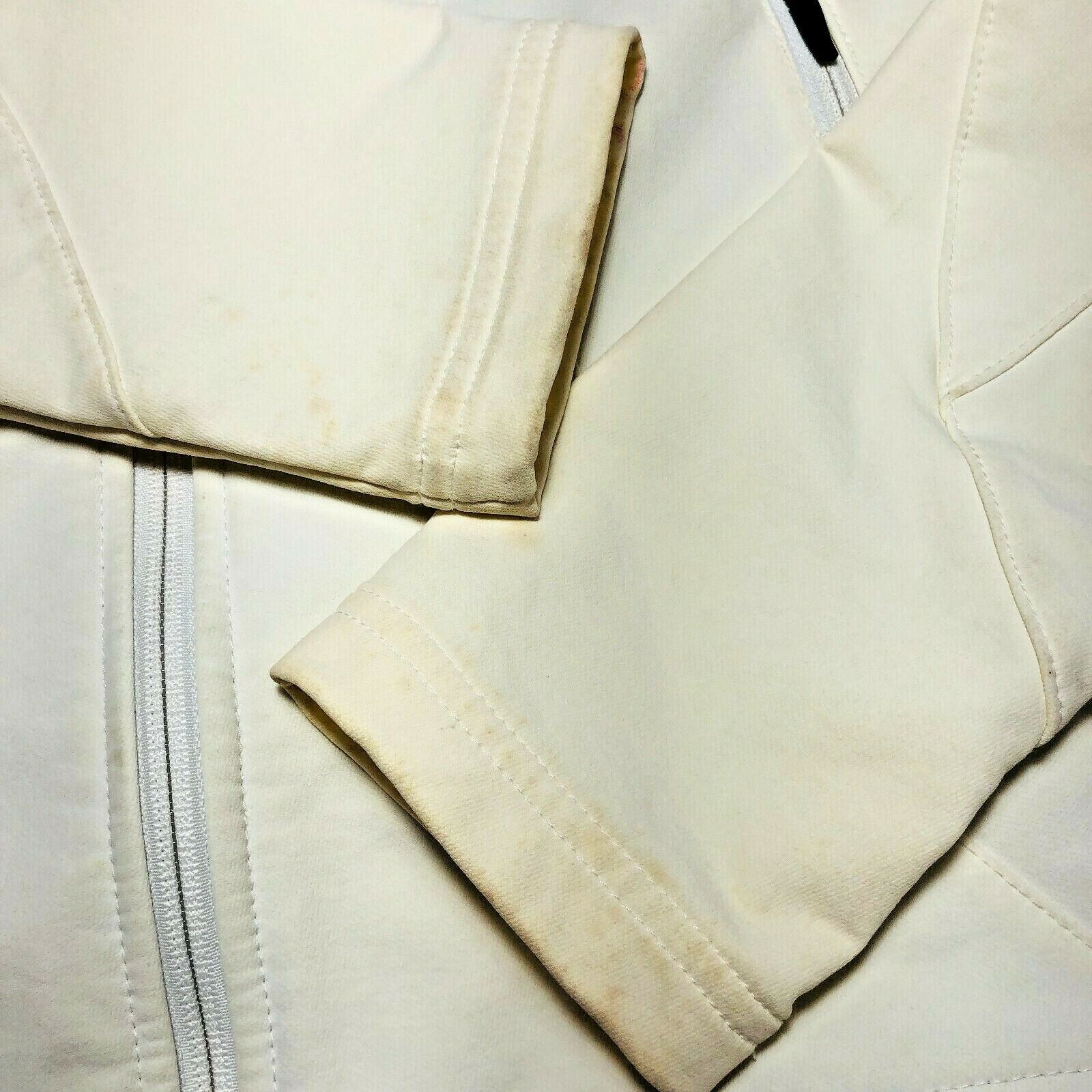 Nike ACG Nylon White Jacket Full Zip Size S Stretch