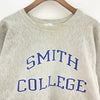 Champion Reverse Weave Smith College Spell Out Logo Gray Sweatshirt Size XL
