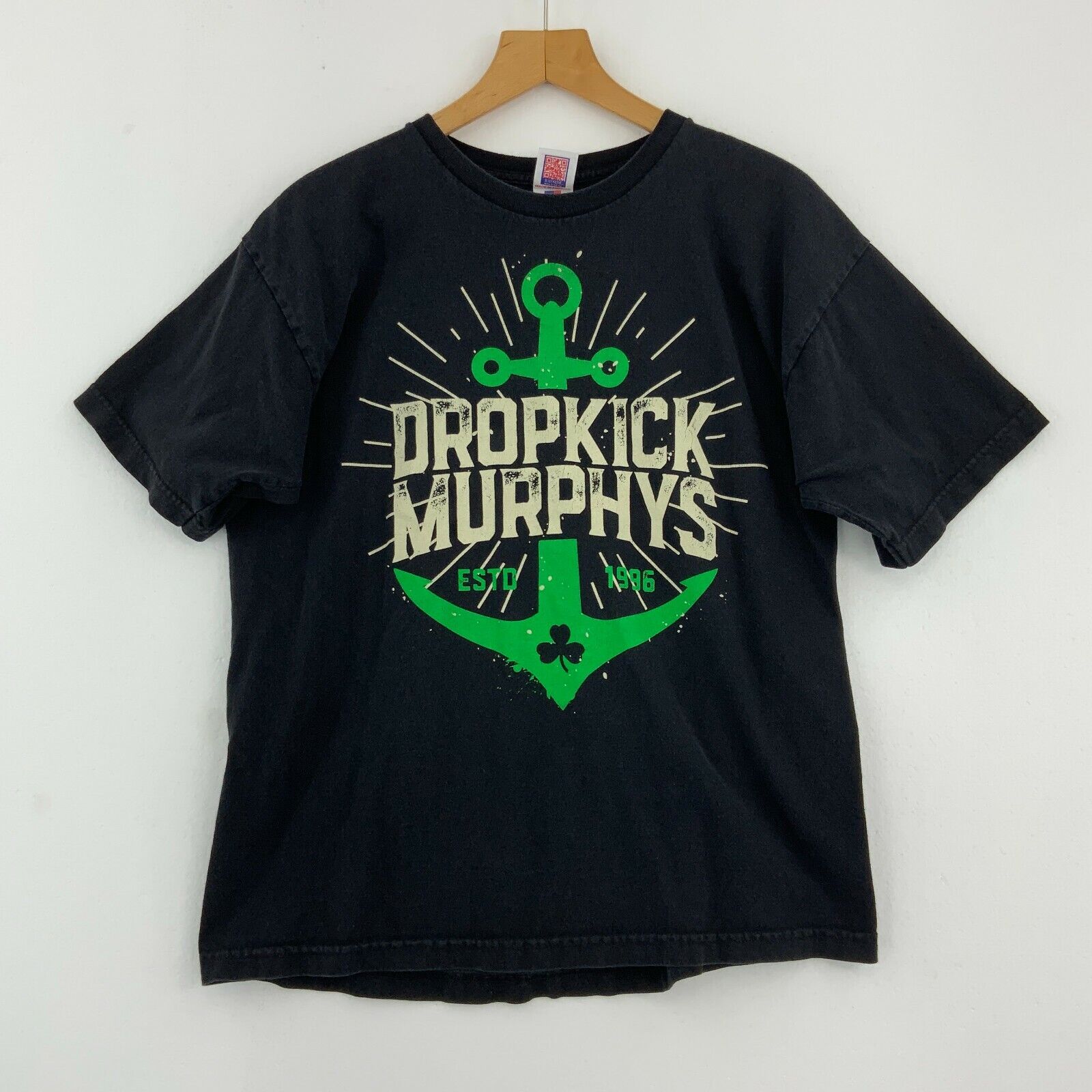 Dropkick Murphys St. Patrick's Day Tour 2019 Black T-shirt Size L