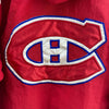 NHL Starter Montreal Canadiens Quarter Zip Hooded Red Jacket Size S
