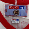 Vintage CCM Detroit Red Wings NHL Ice Hockey White Jersey Size M