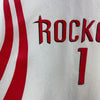 1 Tracy McGrady NBA Houston Rockets Swingman Reebok White Jersey Size S