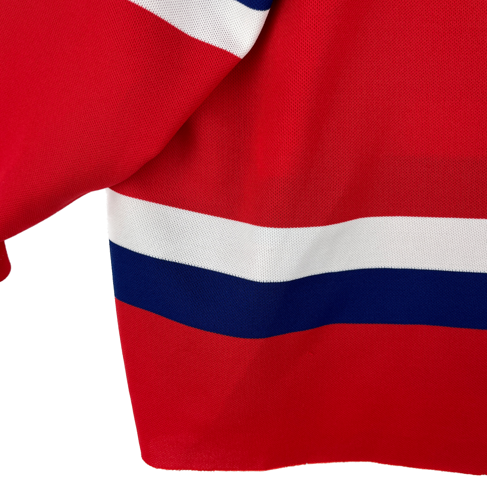 Vintage CCM Montreal Canadiens 1980s NHL Red Jersey Size L
