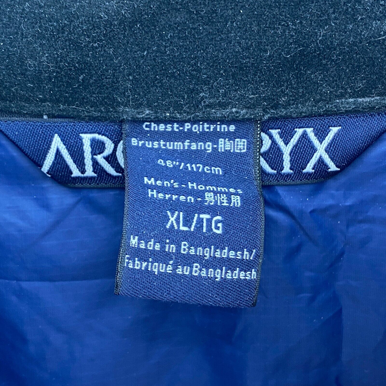 Vintage Arc'teryx Full Zip Blue Light Jacket Size XL