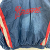 Vintage Starter Atlanta Braves MLB Full Zip Navy Blue Jacket Size XL