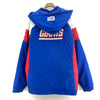 Reebok New York Giants NFL Insulated Full Zip Up Hooded Jacket Size L Blue