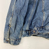 Levi Strauss Sherpa Lined Button Up Medium Wash Blue Denim Jacket Size XL