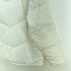 Nike Embroidered Logo Down Fill White Full Zip Puffer Jacket Size L Womens