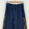 US Navy Women Sweatpant Activewear Fleece Lined Blue Size M 90s