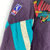 Starter Detroit Vipers NHL Quarter Zip Purple Insulated Jacket Size XXL Hooded