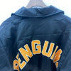 Pittsburgh Penguins Logo Satin Bomber Jacket Size M Black NHL Ice Hockey
