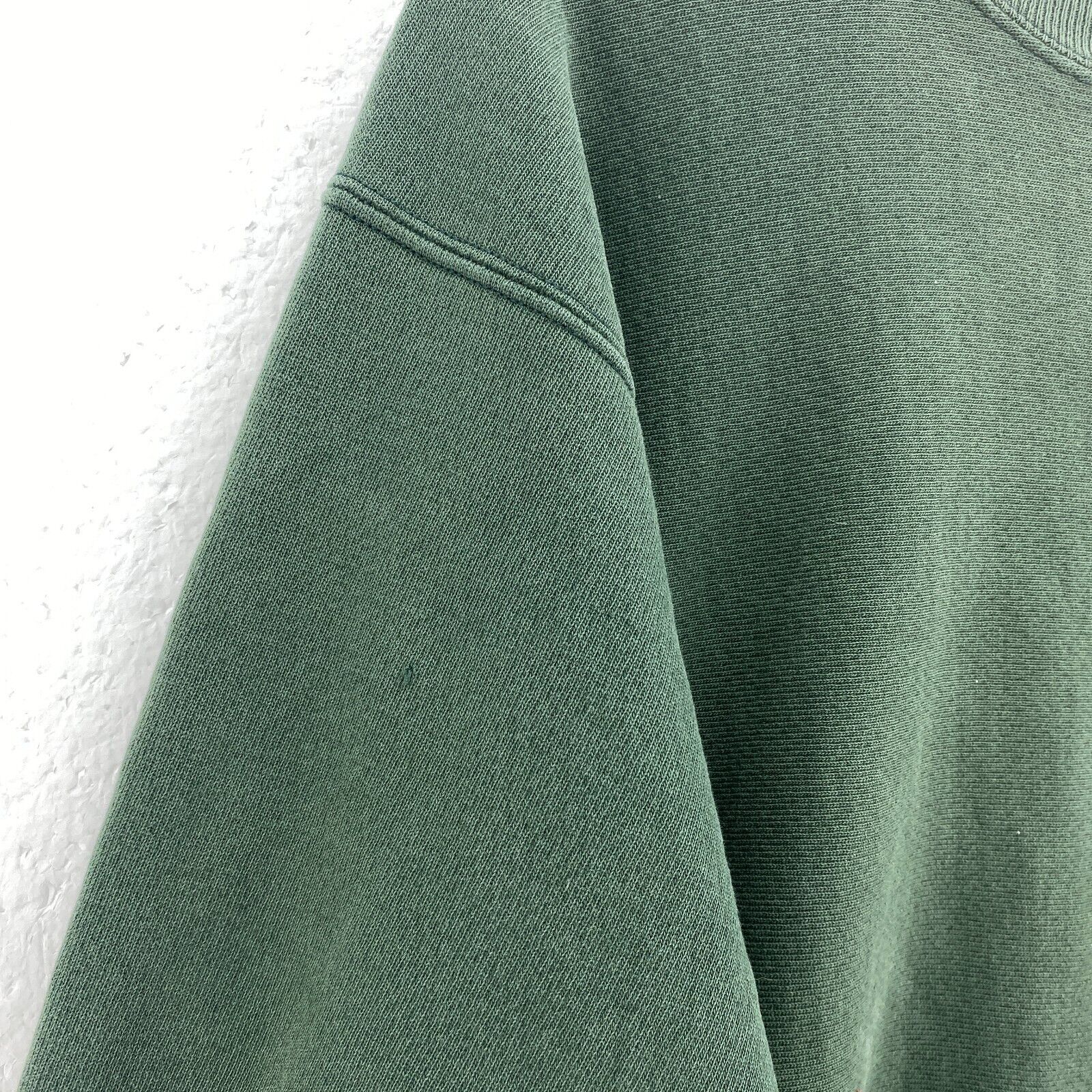 Champion Logo Green Crew Neck Green Sweatshirt Size XXL