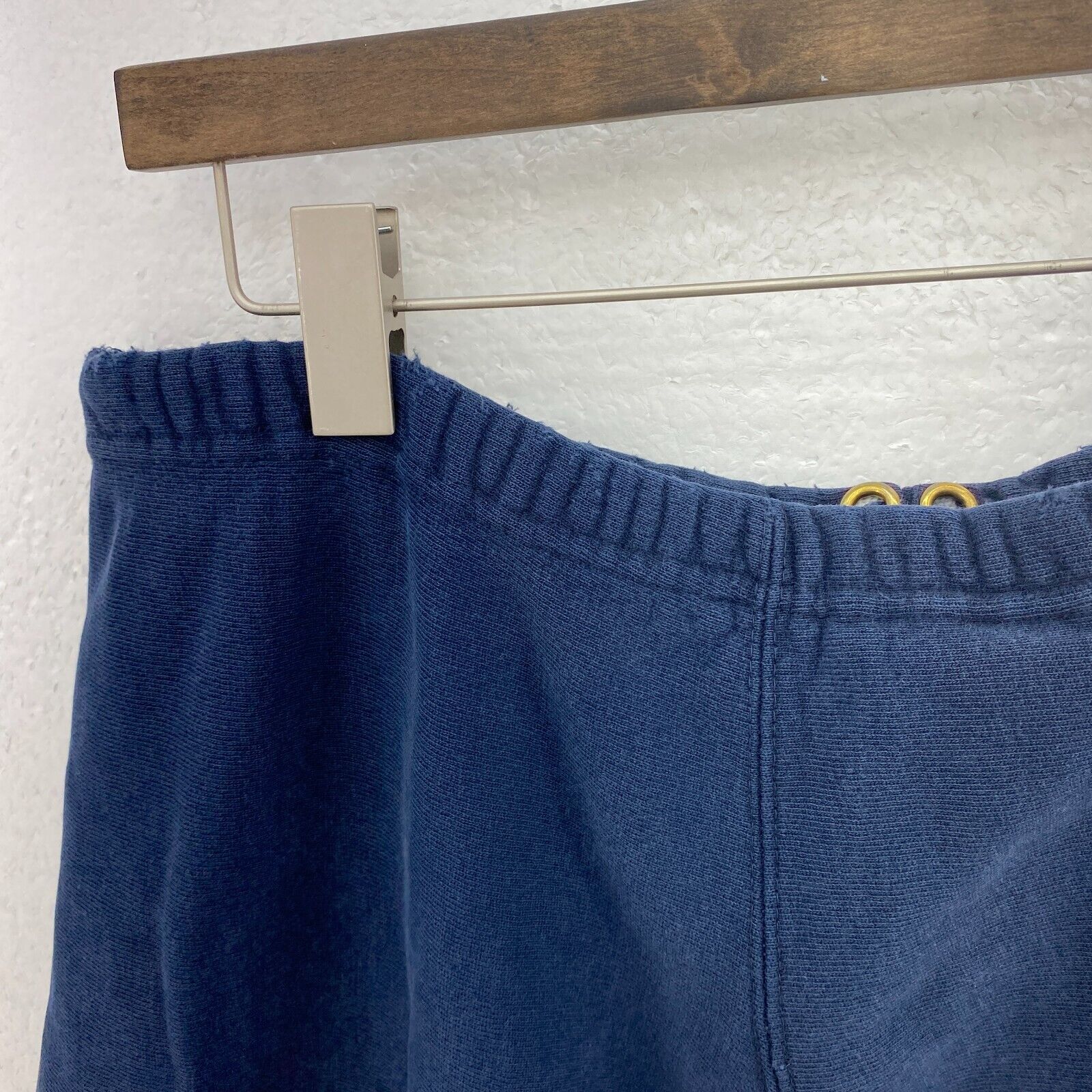 Vintage Champion Warm Up Blank Navy Blue 90's Sweatpants Size 36