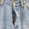 Levi's 501 Light Wash Blue Denim Straight Jeans Size 28 Women's