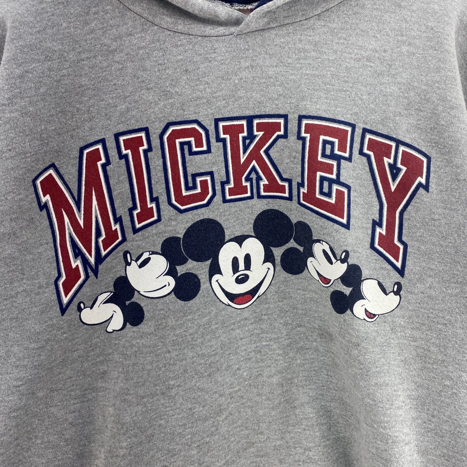 Vintage Disney Designs Mickey Mouse Hoodie Size XXL Gray