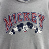 Vintage Disney Designs Mickey Mouse Hoodie Size XXL Gray