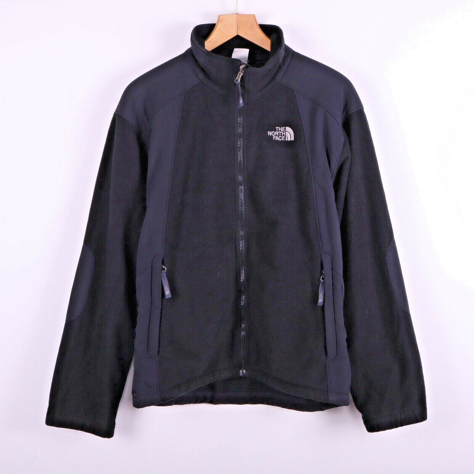 The North Face Men's Full Zip Fleece Black Jacket Size S